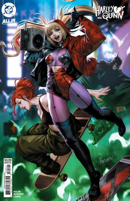 HARLEY QUINN #65 CVR D DERRICK CHEW CARD STOCK VAR