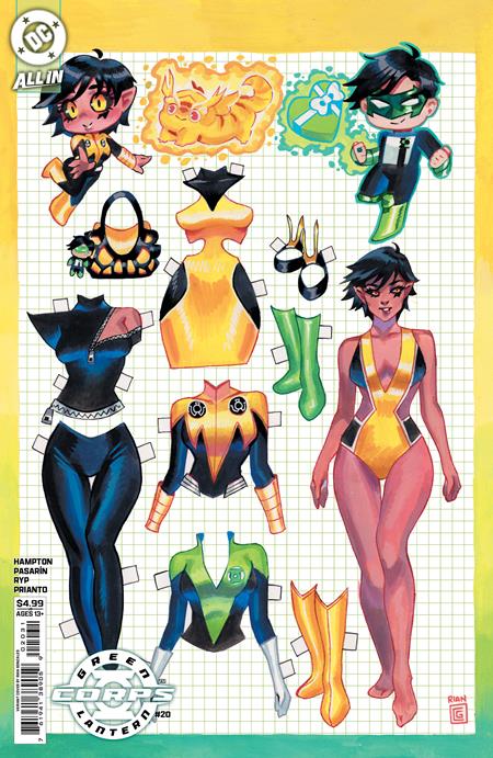 GREEN LANTERN CORPS #20 CVR C RIAN GONZAELES CARD STOCK VAR