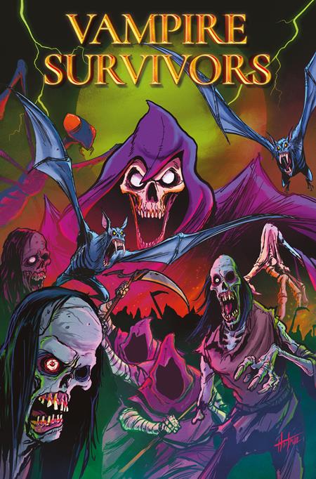 VAMPIRE SURVIVORS #1 (OF 4) CVR E DAVID HARTMAN FOIL VAR
