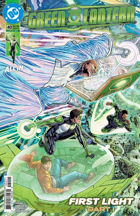 GREEN LANTERN #40 CVR A FERNANDO PASARIN & OCLAIR ALBERT CONNECTING (GREEN LANTERN FIRST LIGHT)