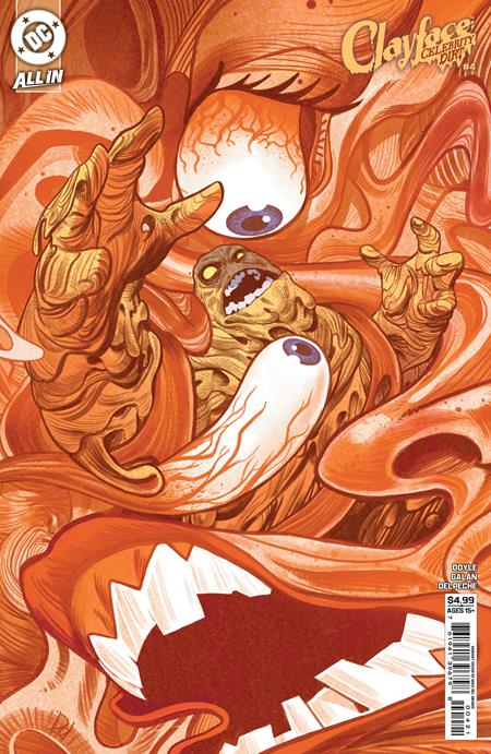 CLAYFACE CELEBRITY DIRT #4 (OF 6) CVR B MIKE DEL MUNDO CARD STOCK VAR