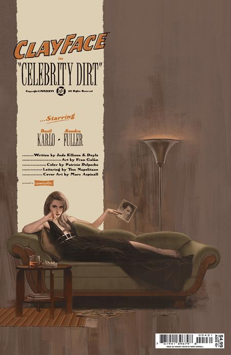 CLAYFACE CELEBRITY DIRT #4 (OF 6) CVR C MARC ASPINALL CARD STOCK VAR