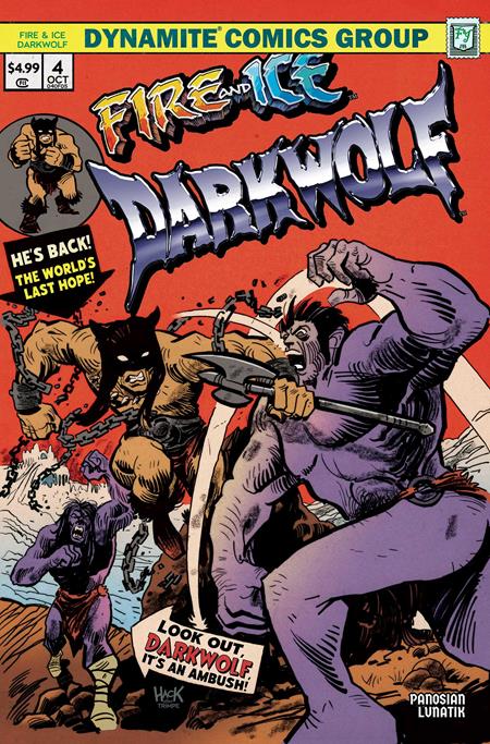 FIRE AND ICE DARKWOLF #4 CVR K ROBERT HACK VAR