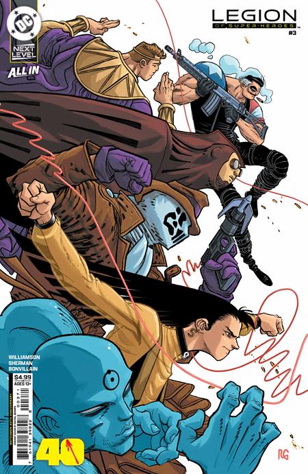 LEGION OF SUPER-HEROES #3 CVR F RAFAEL GRAMPA WATCHMEN 40TH ANNIVERSARY CARD STOCK VAR