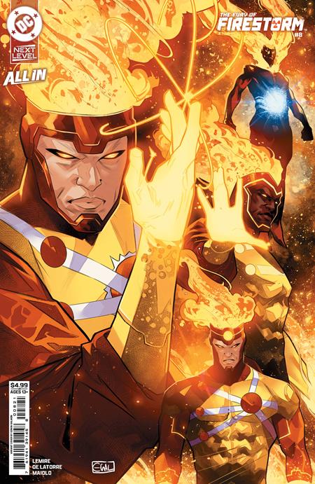 FURY OF FIRESTORM #8 (OF 9) CVR B EDWIN GALMON CARD STOCK VAR