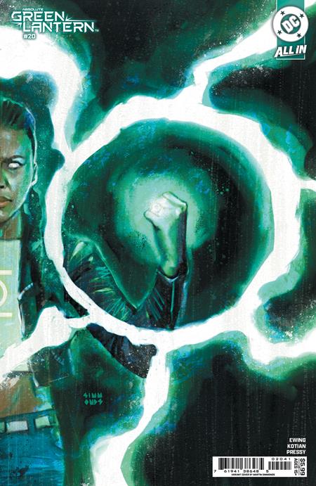 ABSOLUTE GREEN LANTERN #20 CVR D MARTIN SIMMONDS CARD STOCK VAR