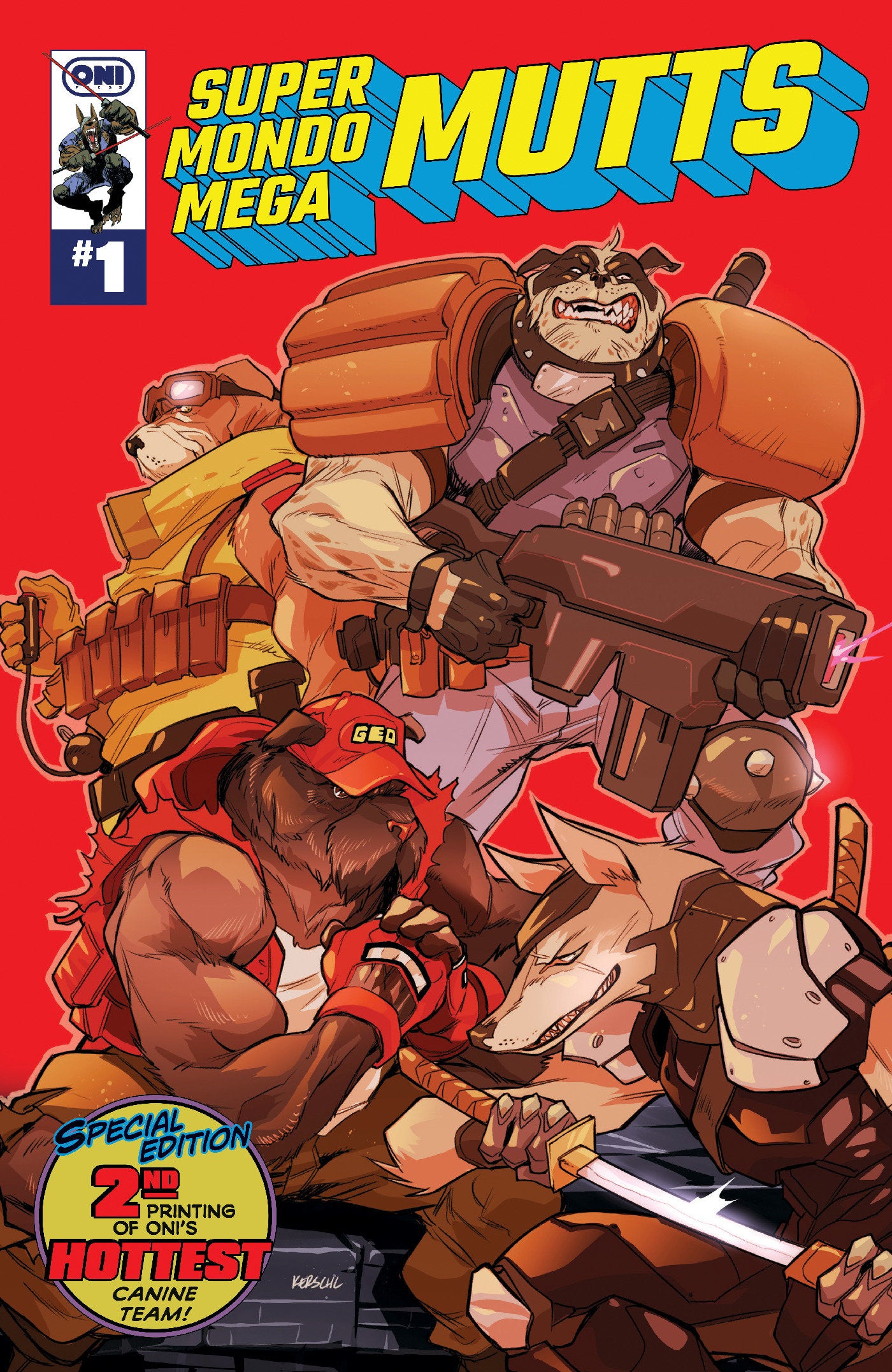 SUPER MONDO MEGA MUTTS #1 2nd Printing
