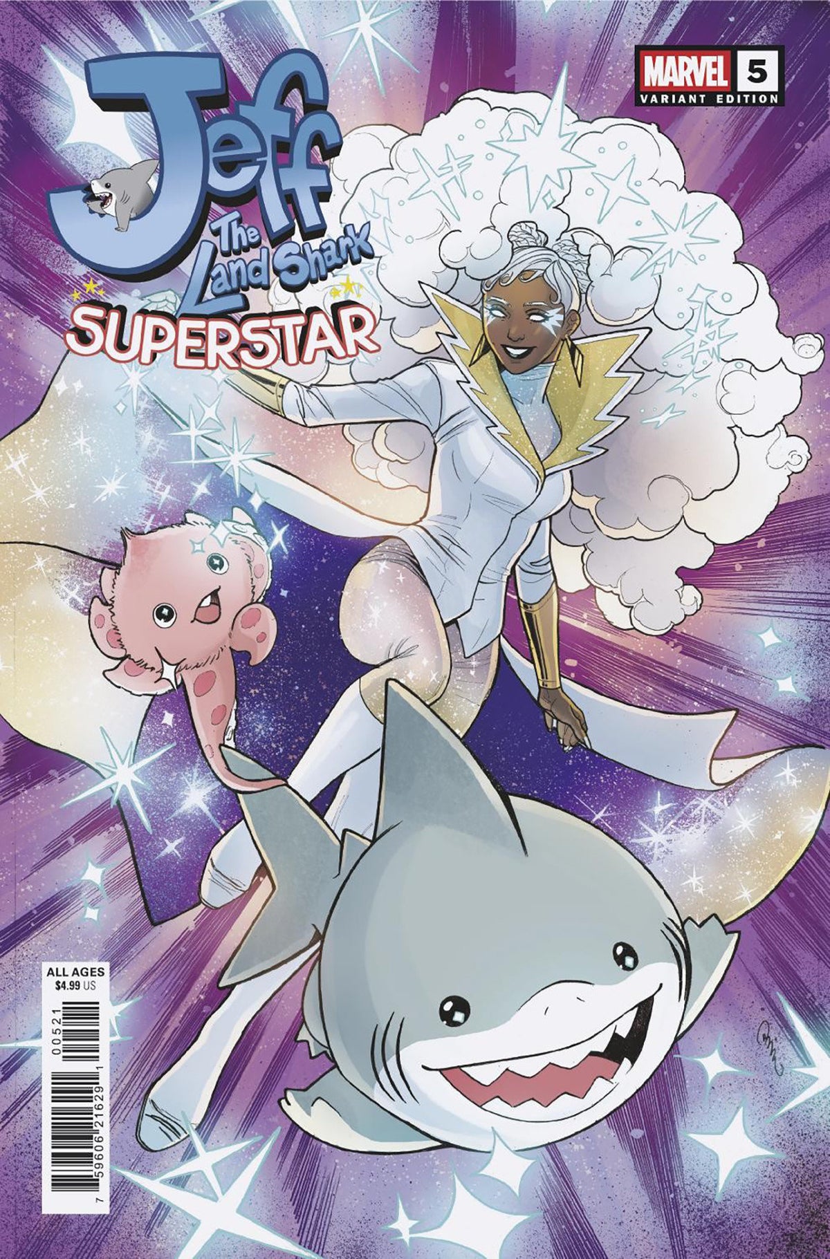 JEFF THE LAND SHARK: SUPERSTAR #5 DANICA BRINE VARIANT