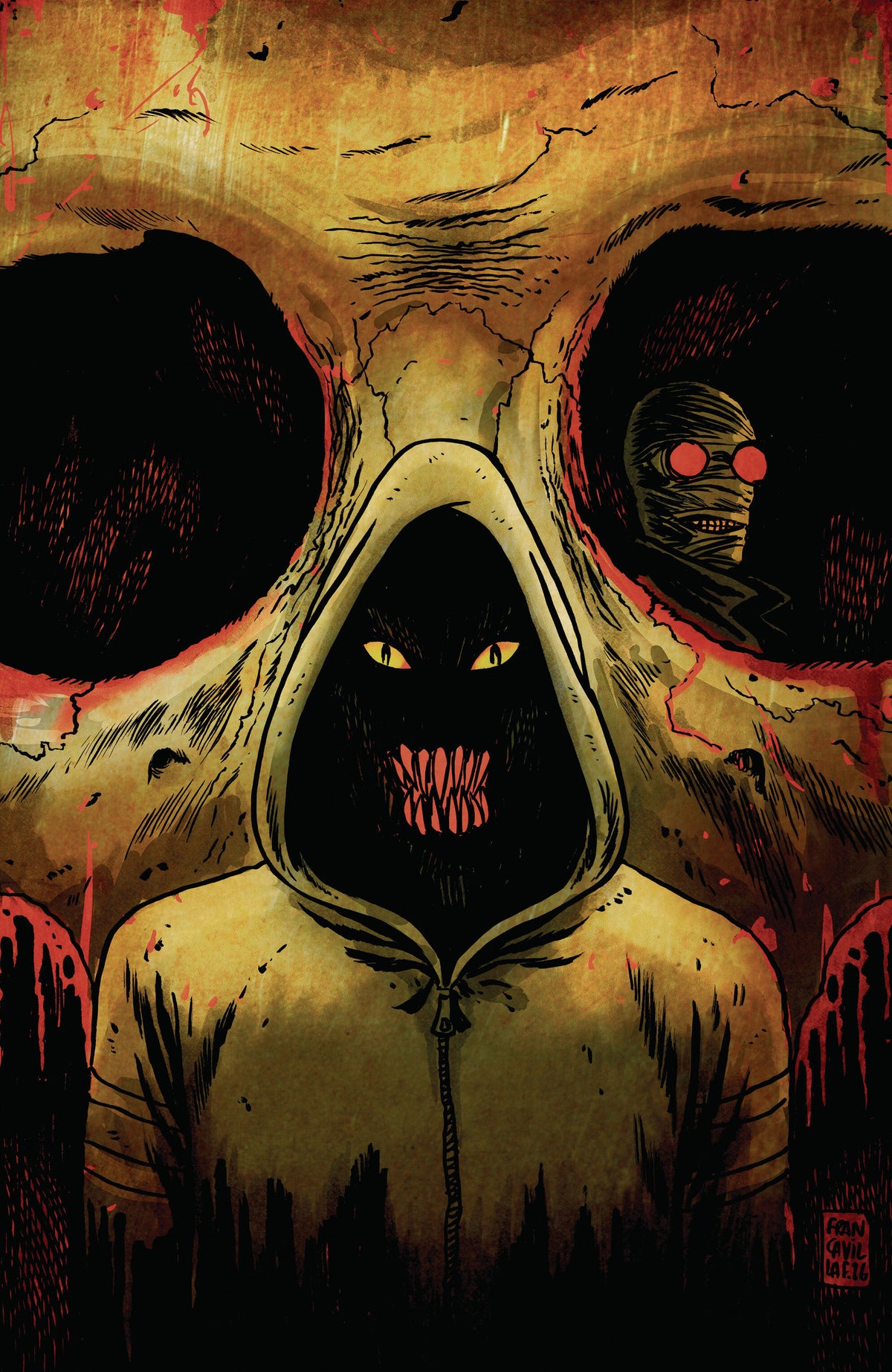 Stuff of Nightmares: The Hoodie #1 D Glow in the Dark Variant (Full Art, Glow in the Dark, Francavilla)