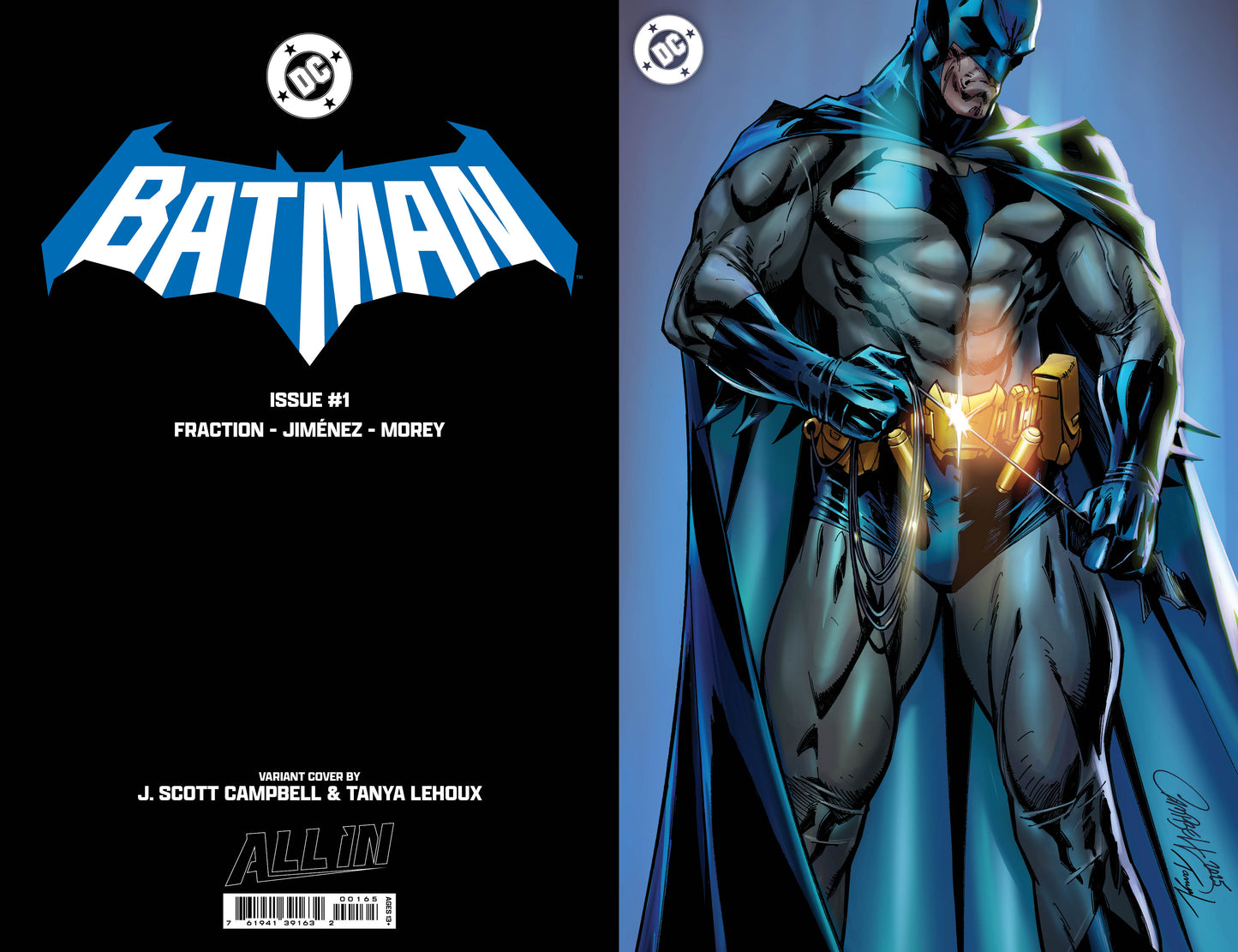 BATMAN, VOL. 4 #1 CVR N BLIND AS A BAT BLIND BAG VAR