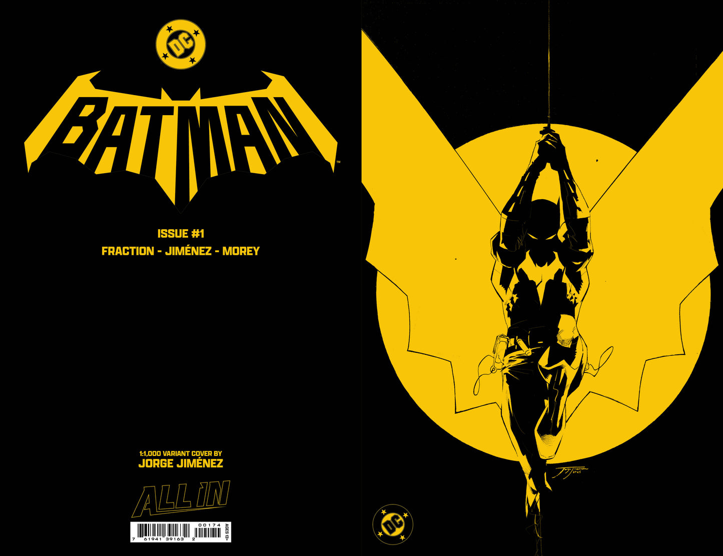 BATMAN, VOL. 4 #1 CVR N BLIND AS A BAT BLIND BAG VAR