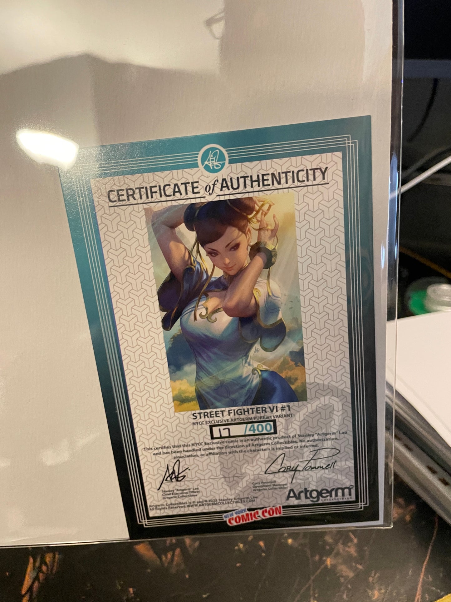 STREET FIGHTER 6 #1 NYCC ARTGERM VIGRIN EXCLUSIVE