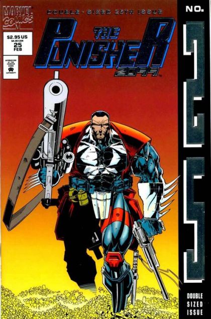 PUNISHER 2099, VOL. 1 #25 SILVER FOIL ENHANCED COVER