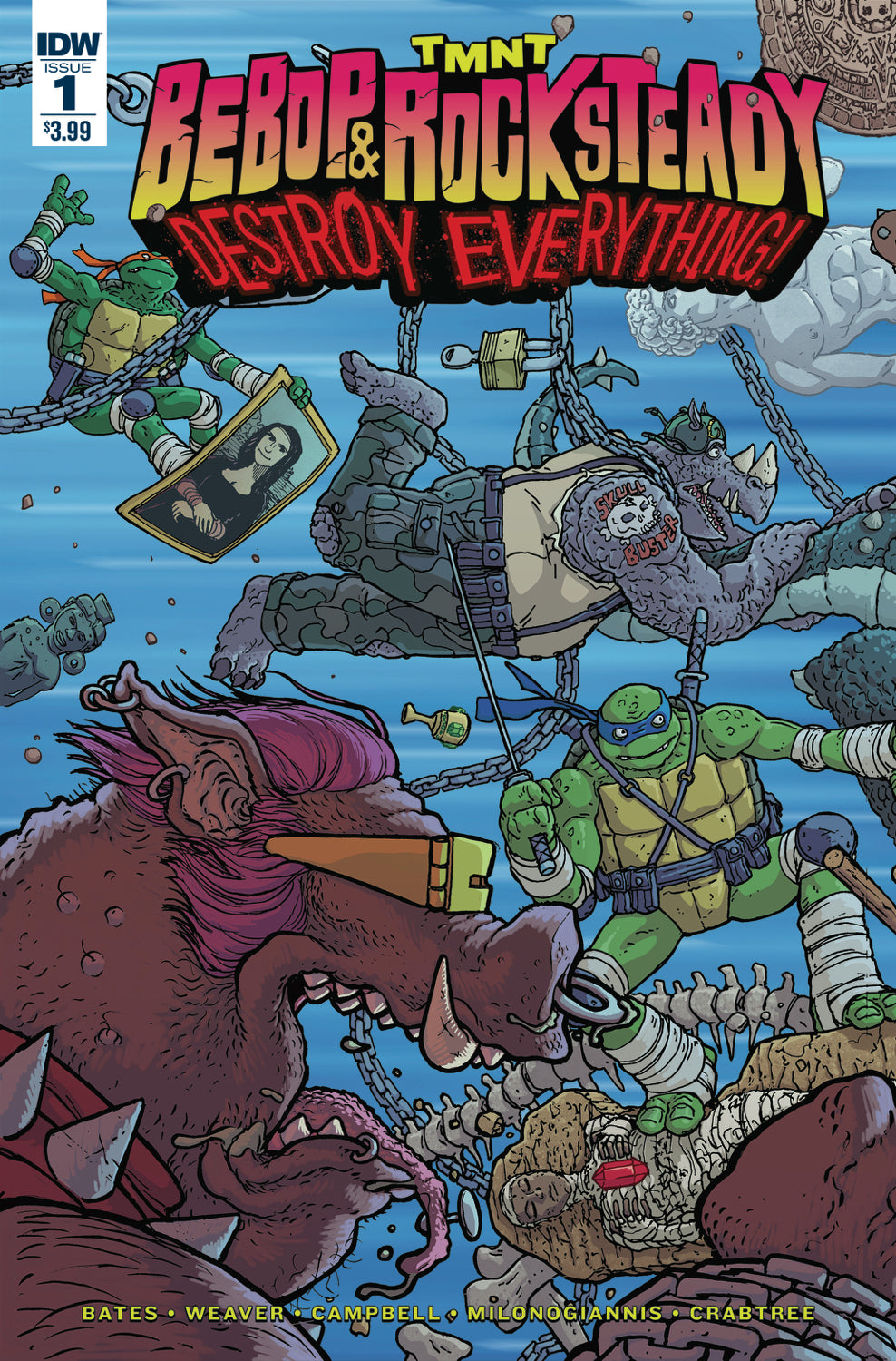 TMNT BEBOP & ROCKSTEADY DESTROY EVERYTHING #1-5 (NM)