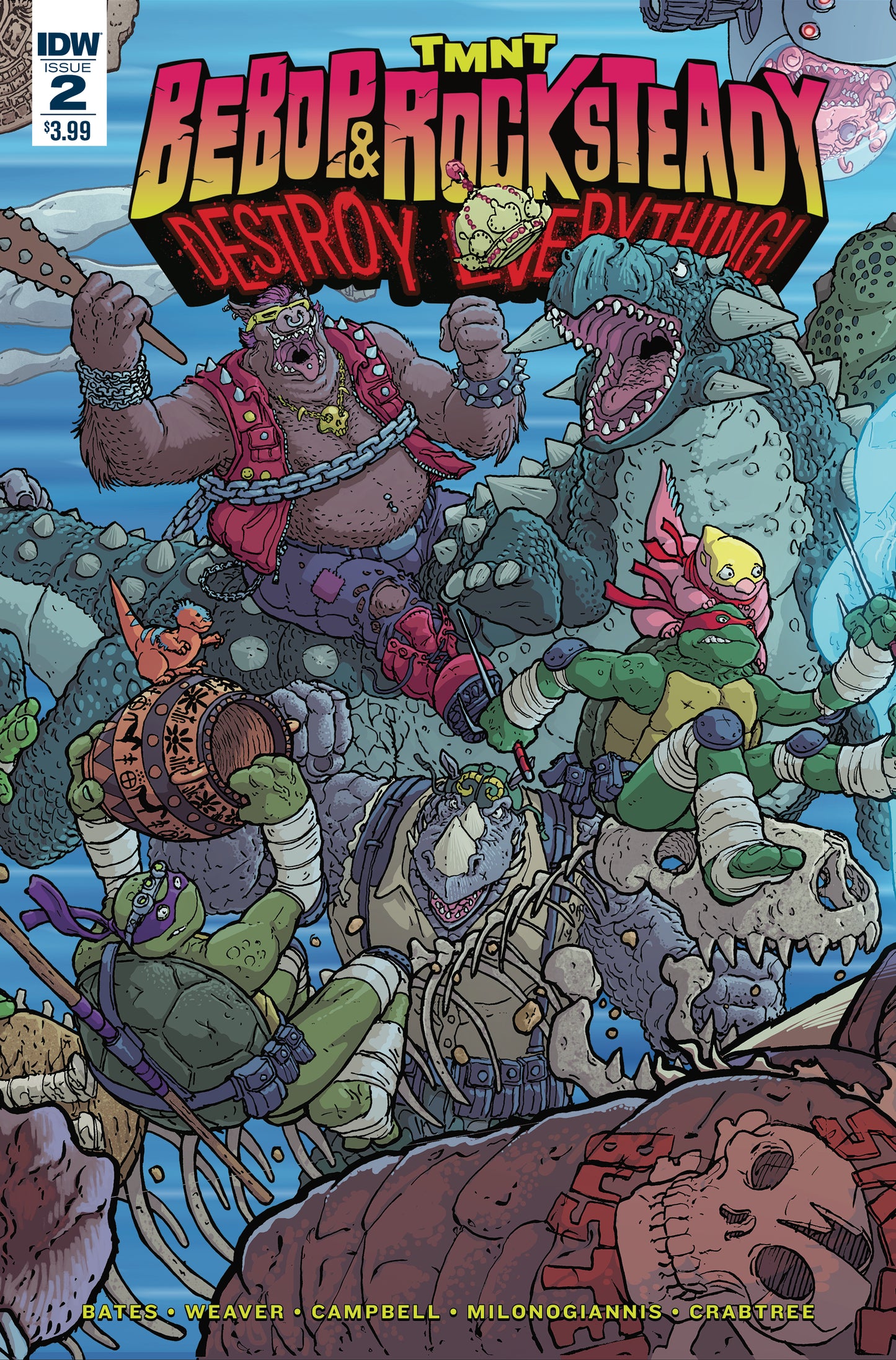 TMNT BEBOP & ROCKSTEADY DESTROY EVERYTHING #1-5 (NM)