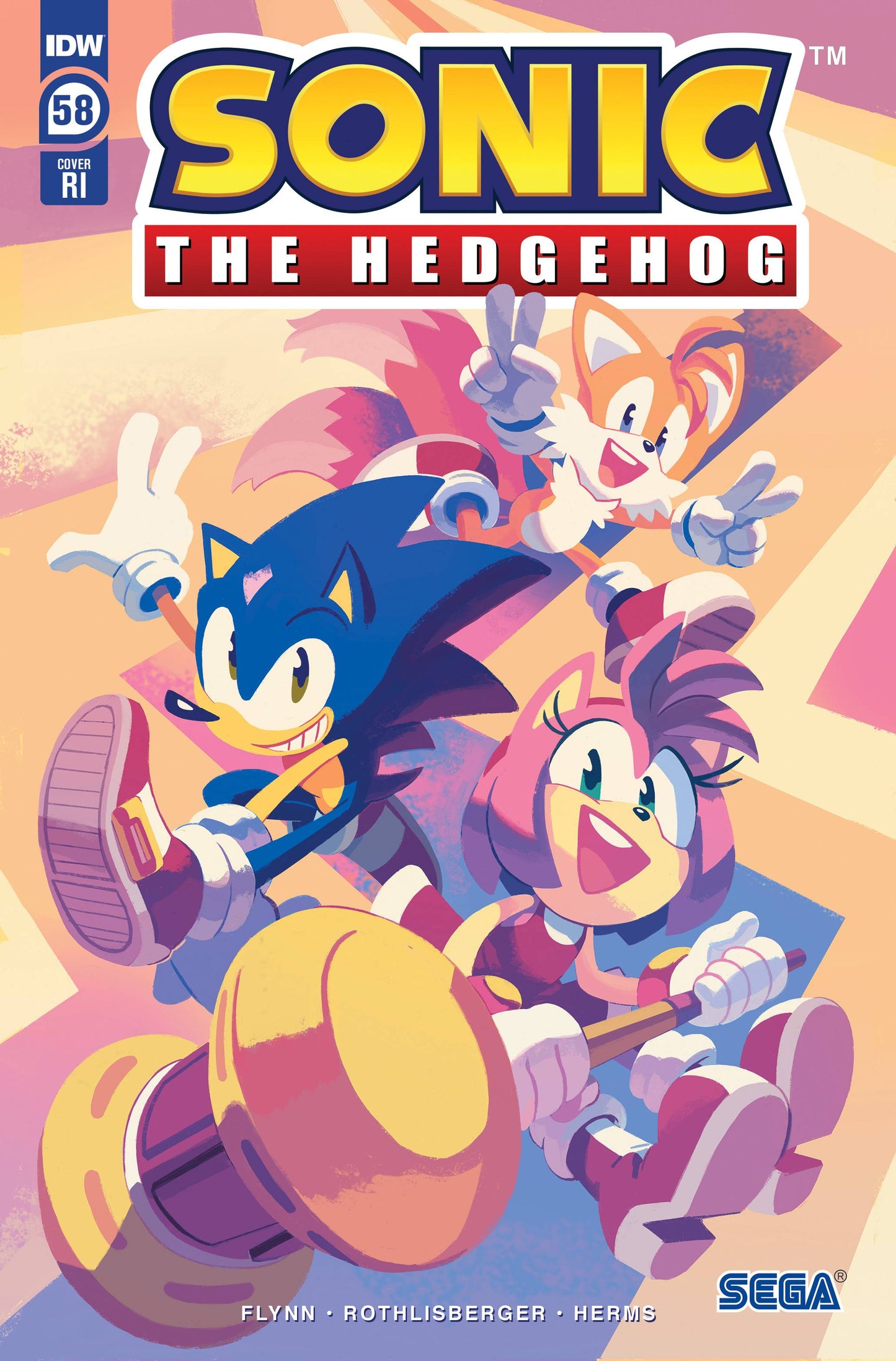 Sonic the Hedgehog #58 1:10 Ratio Variant