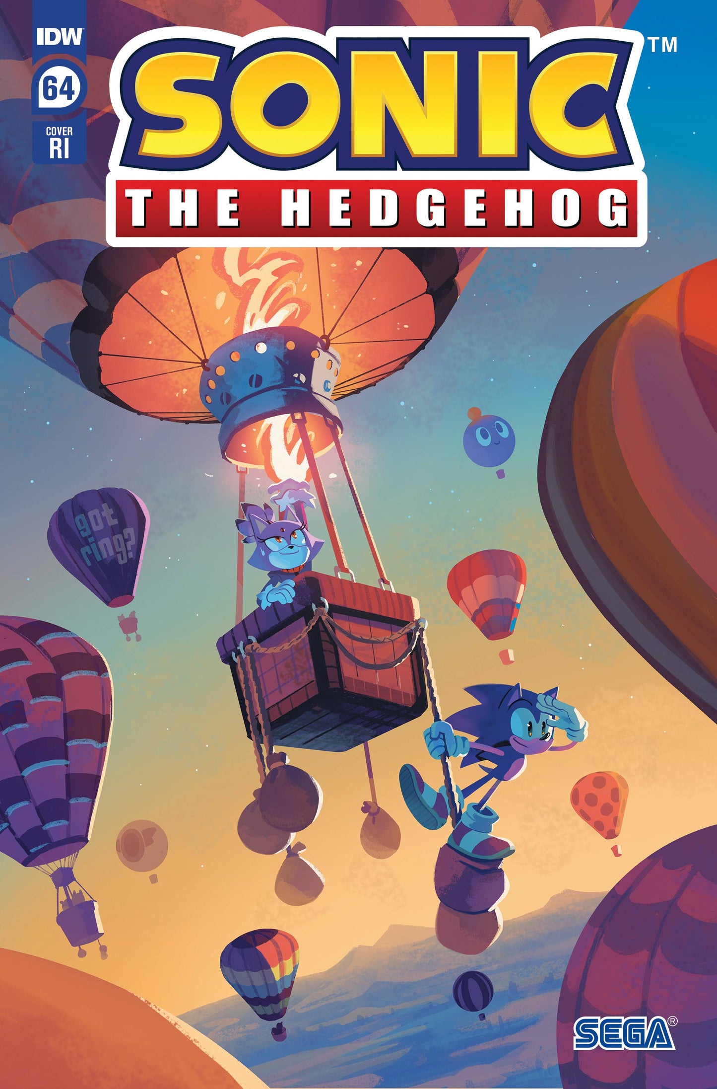 SONIC THE HEDGEHOG #64 CVR C 10 FOURDRAINE