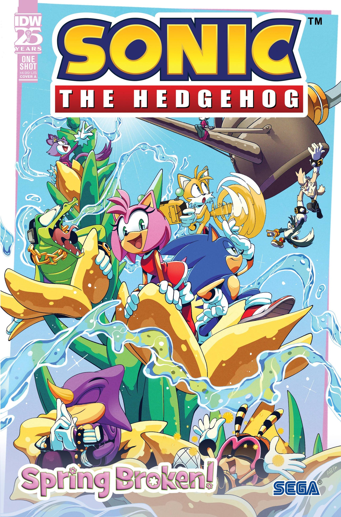 Sonic the Hedgehog Spring Broken #1 Thomas Variant
