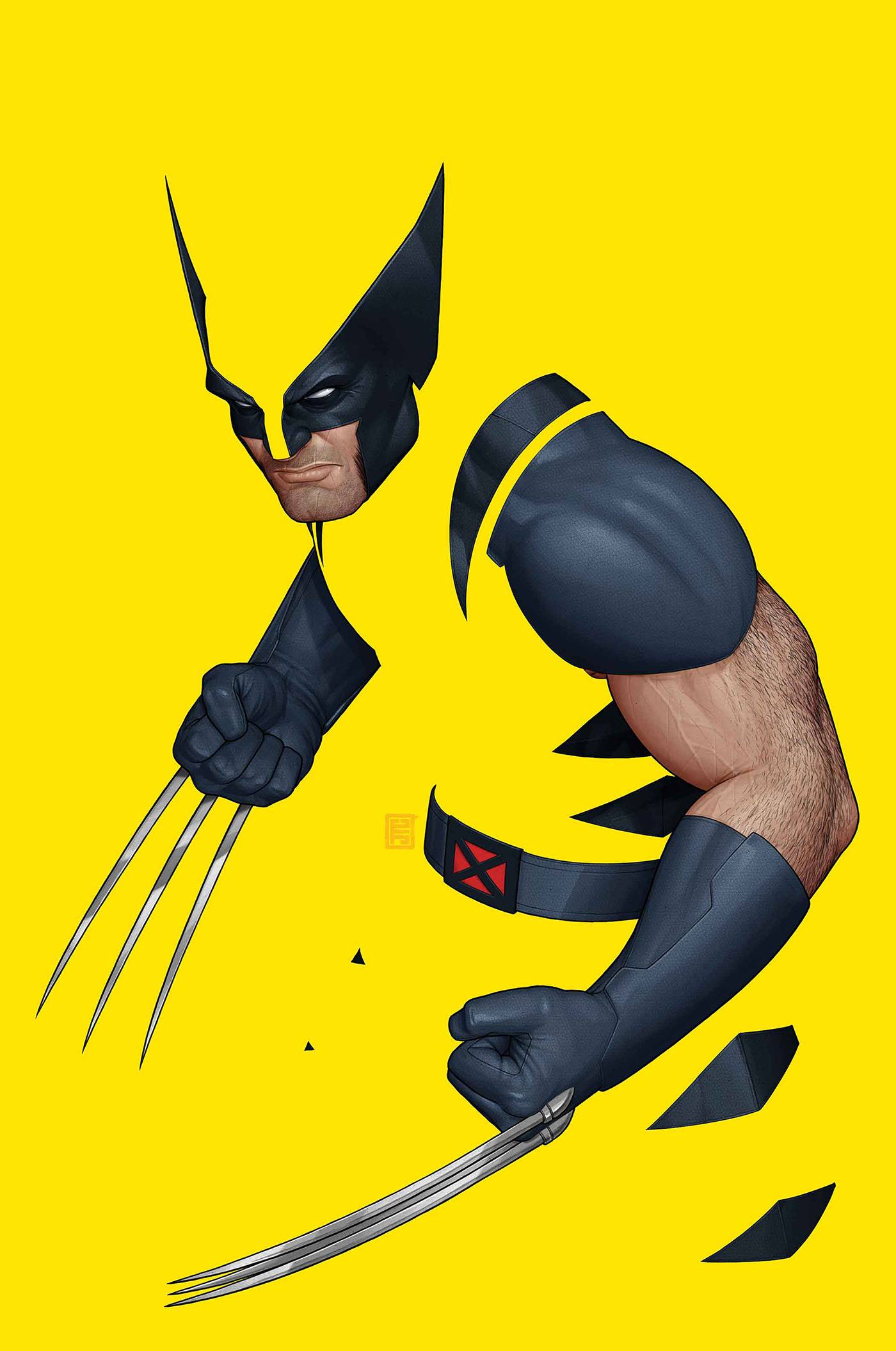 Wolverine, Vol. 8 #1 JTC Negative Space Variant