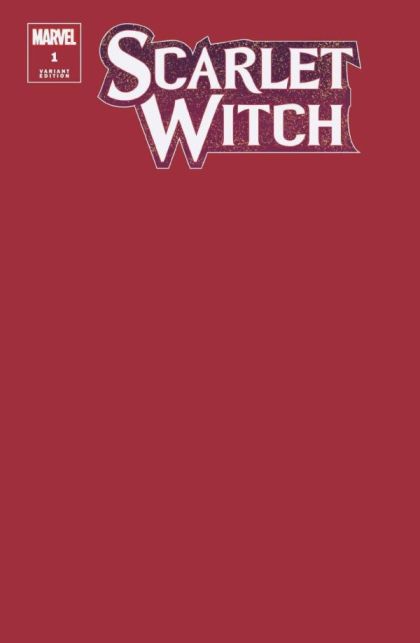 Scarlet Witch, Vol. 3 #1 Red Blank Variant