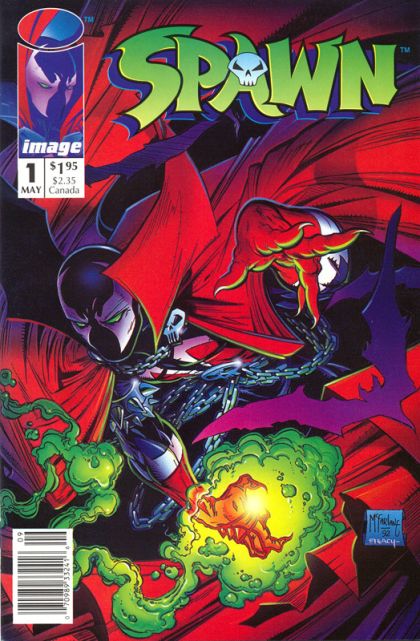 Spawn #1 Newsstand Edition CGC 9.0