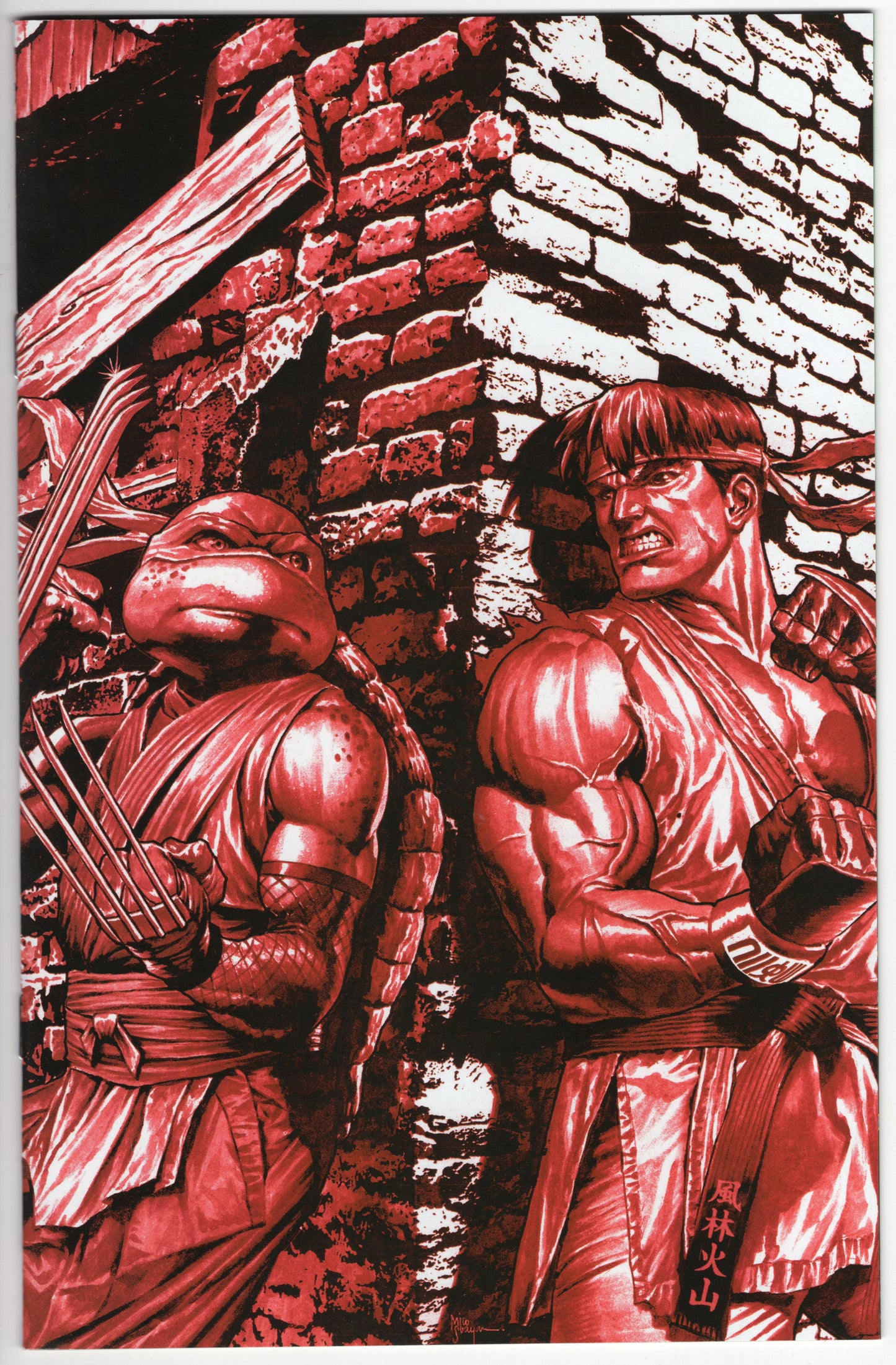 TMNT vs Street Fighter #1 - Mico Suayan Virgin Exclusive