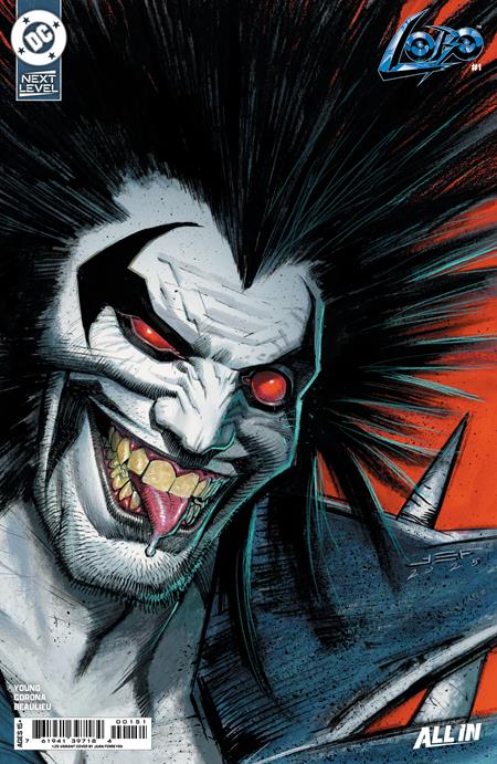 LOBO, VOL. 4 #1 CVR G INC 1:25 JUAN FERREYRA CARD STOCK VAR