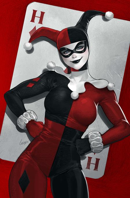 HARLEY QUINN, VOL. 4 #60 CVR E LESLEY LEIRIX LI WOMENS HISTORY MONTH CARD STOCK VAR