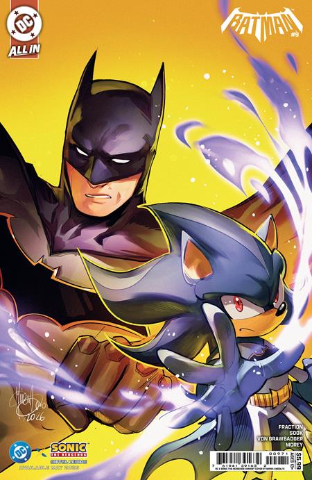 BATMAN, VOL. 4 #9 CVR F MIRKA ANDOLFO DC X SONIC CARD STOCK VAR
