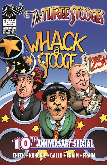 THREE STOOGES AMERICAN MYTHOLOGY 10TH ANNIVERSARY #1 CVR B GREG LAROCQUE VAR