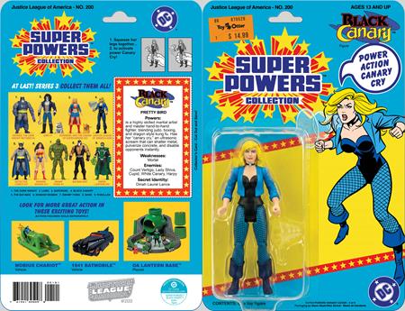 JUSTICE LEAGUE OF AMERICA #200 FACSIMILE EDITION CVR B JASON GEYER & ALEX SAVIUK BLACK CANARY SUPER POWERS ACTION FIGURE VAR