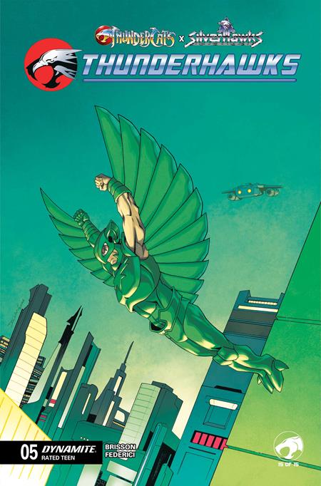 THUNDERCATS X SILVERHAWKS THUNDERHAWKS #5 CVR B DECLAN SHALVEY VAR