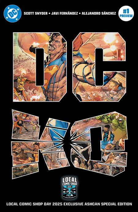 DC K.O. ASHCAN #1 2025 LCSD EXCLUSIVE CVR B JAVI FERNANDEZ FOIL VAR