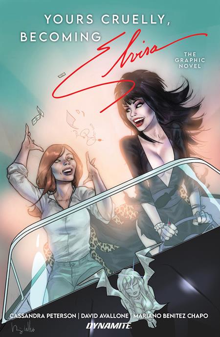 YOURS CRUELLY BECOMING ELVIRA HC SIGNED BY ELVIRA LIMITED EDITION
