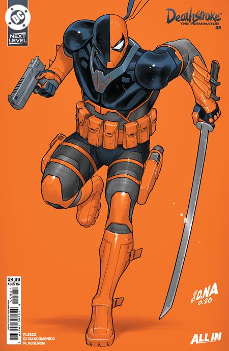 DEATHSTROKE THE TERMINATOR #8 CVR B DAVID NAKAYAMA CARD STOCK VAR