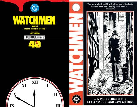 WATCHMEN #2 (OF 12) FACSIMILE EDITION CVR B DAVE GIBBONS CARD STOCK VAR (MR)