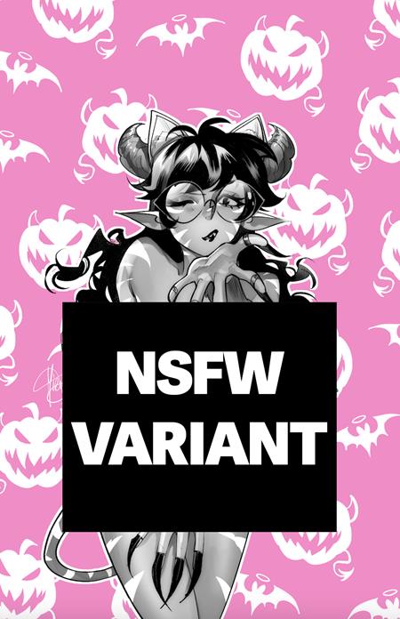MIRKA ANDOLFOS SWEET PAPRIKA BLACK WHITE & PINK HALLOWEEN SPECIAL #1 (OF 2) CVR F MIRKA ANDOLFO HOT NSFW POLYBAGGED VAR (MR)
