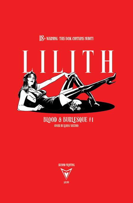 LILITH BLOOD AND BURLESQUE #1 (OF 5) 2ND PTG CVR D LUANA VECCHIO NSFW BLACK BAG VAR (MR)