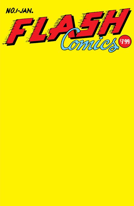 Flash Comics #1 Facsimile Edition CVR C Blank