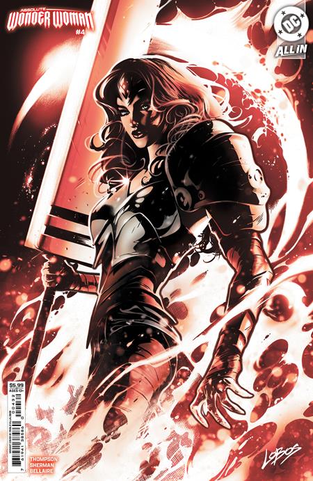 ABSOLUTE WONDER WOMAN #4 CVR F PABLO VILLALOBOS CARD STOCK VAR