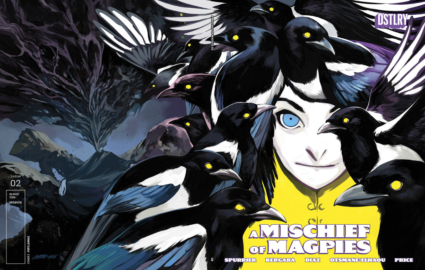 A MISCHIEF OF MAGPIES #2 CVR E PEPE LARRAZ VARIANT