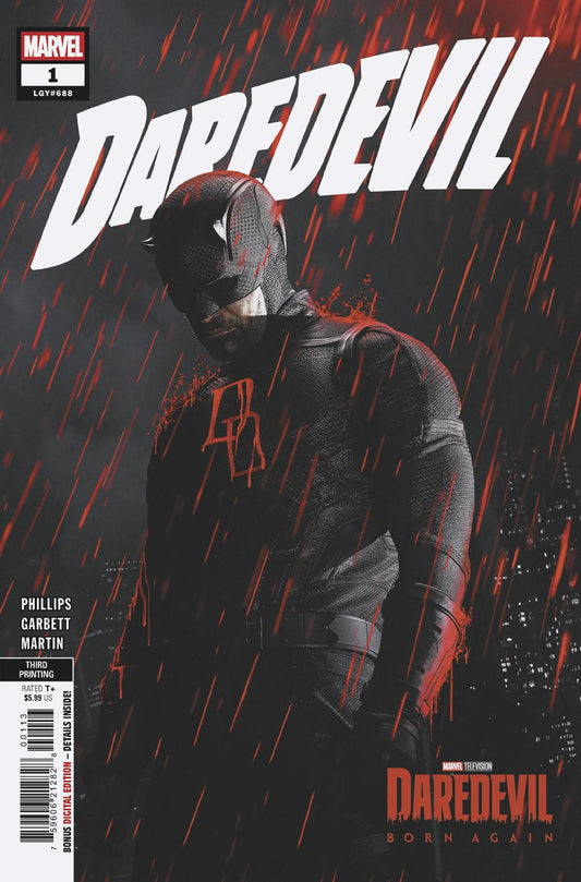 DAREDEVIL #1 MARVEL TELEVISION 3RD PRINTING VARIANT