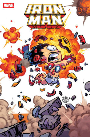 IRON MAN, VOL. 8 #4 SKOTTIE YOUNG 4-PART CONNECTING VARIANT