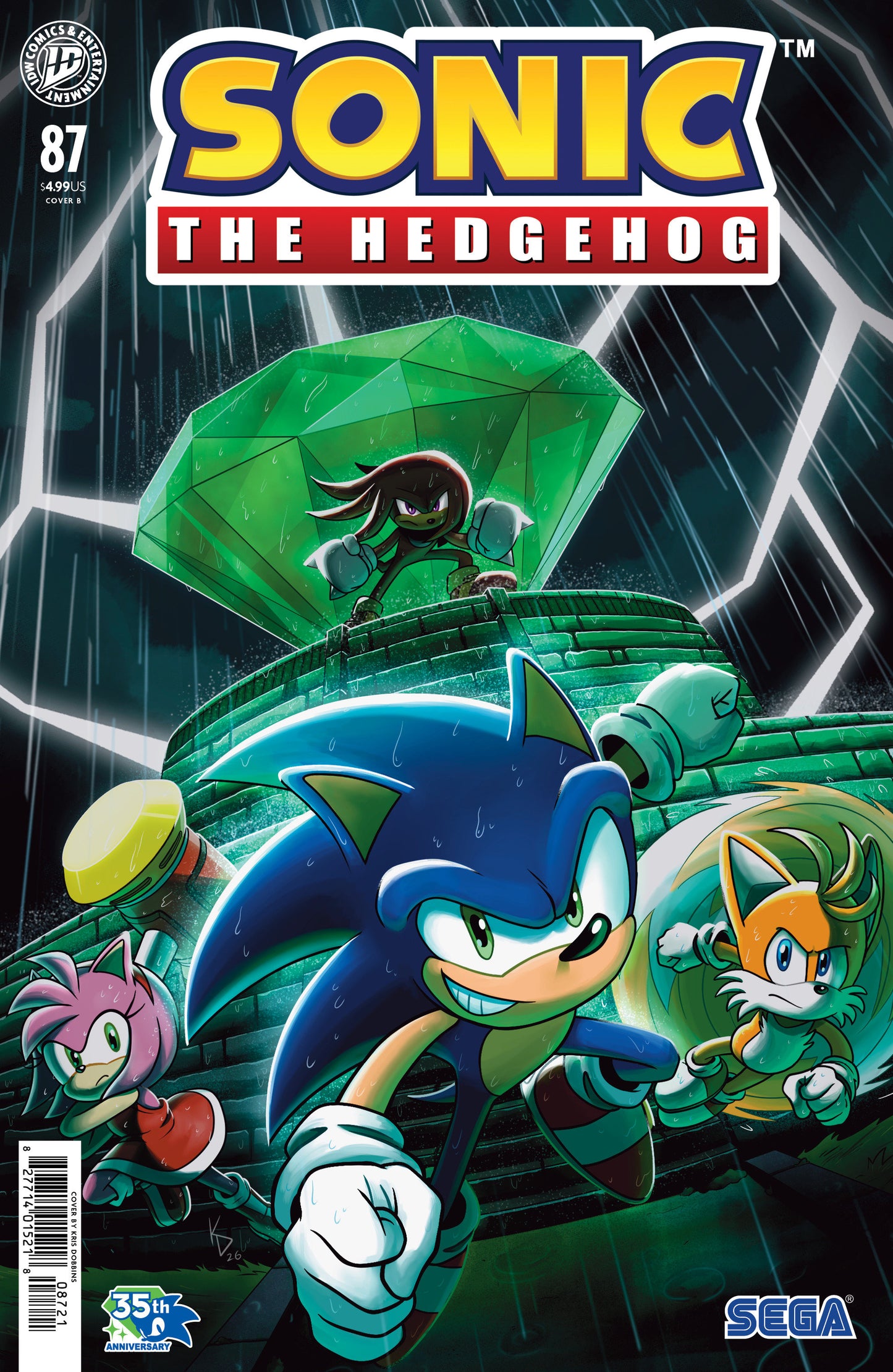SONIC THE HEDGEHOG #87 CVR B