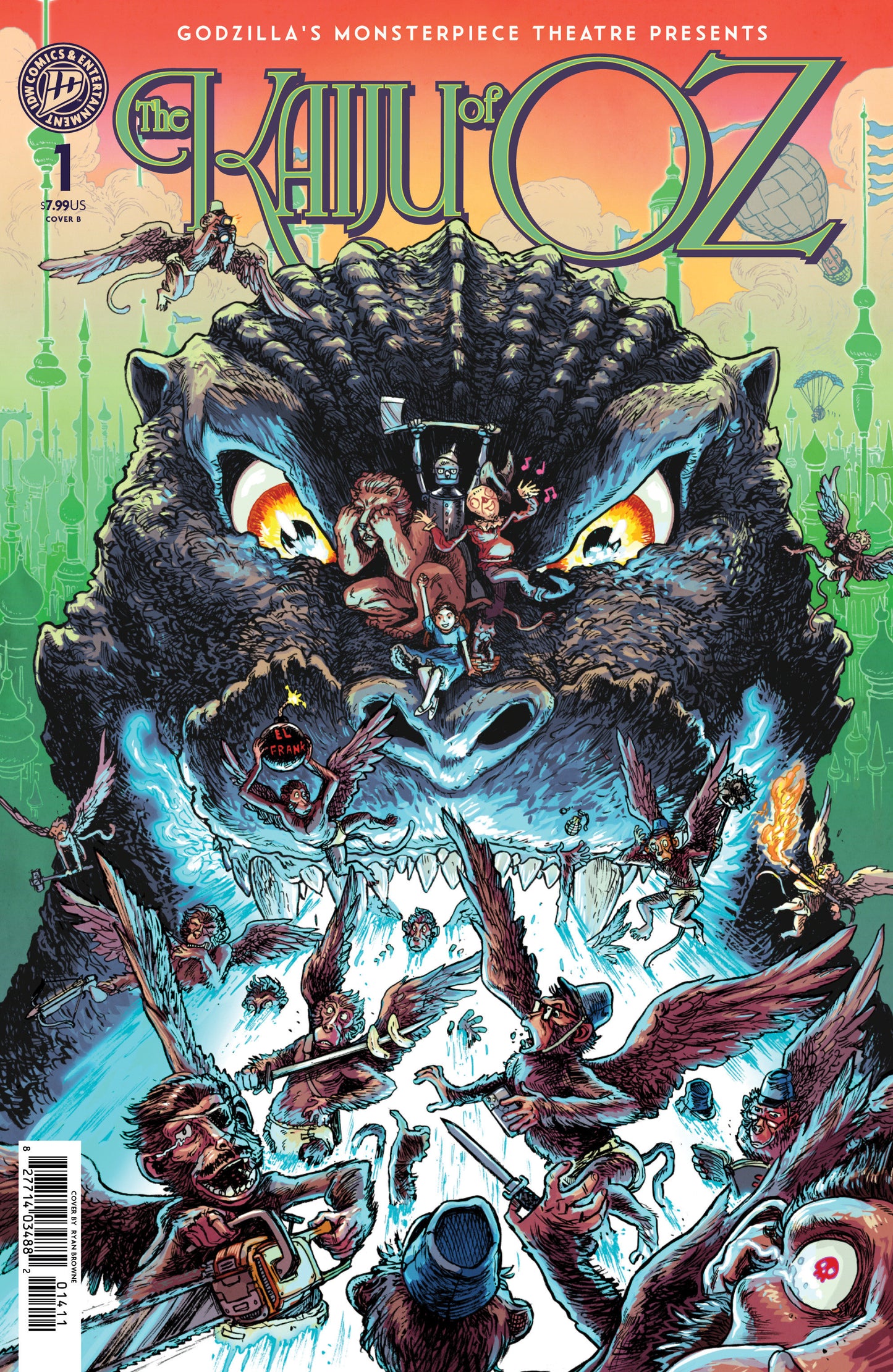Godzillas Monsterpiece Theatre Presents: The Kaiju of Oz Variant B (Browne)