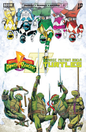 MMPR / TMNT III #1 FOC REVEAL VARIANT (SHALVEY)