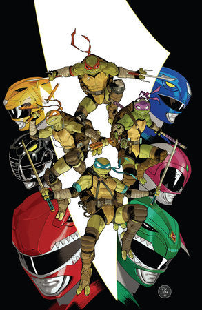 MMPR / TMNT III #1 UNLOCKABLE VIRGIN VARIANT (MORA)