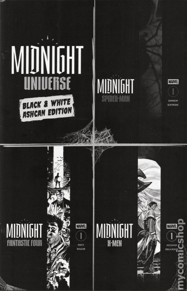 Marvel Midnight Universe Black & White Ashcan Preview