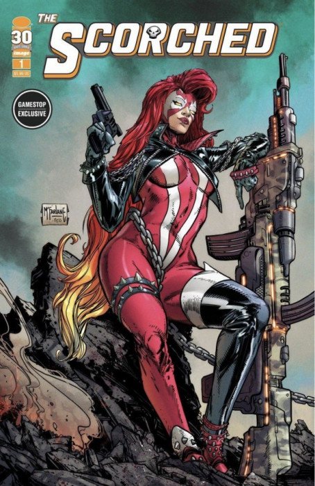 SPAWN SCORCHED #1 CVR ZA GAMESTOP EXC VAR