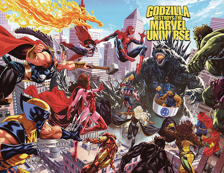 GODZILLA DESTROYS THE MARVEL UNIVERSE TP
